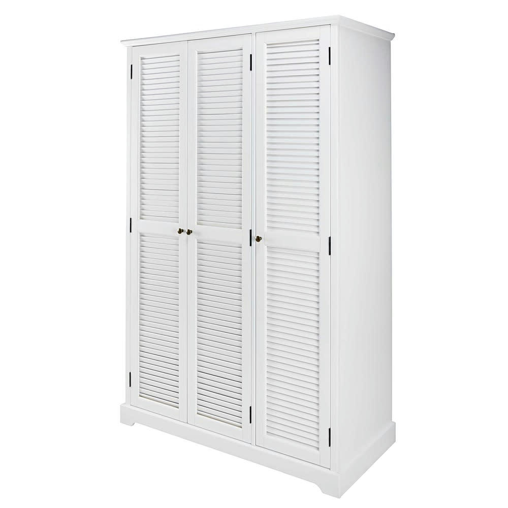Barbade - Dressing 3 portes blanc mat