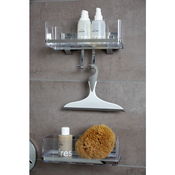 Wandablage »Quadro«, HxT: 15 x 14 cm, chromfarben