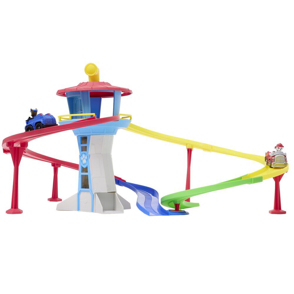 Tour de contrôle Pat Patrouille 2 véhicules inclus H35cm