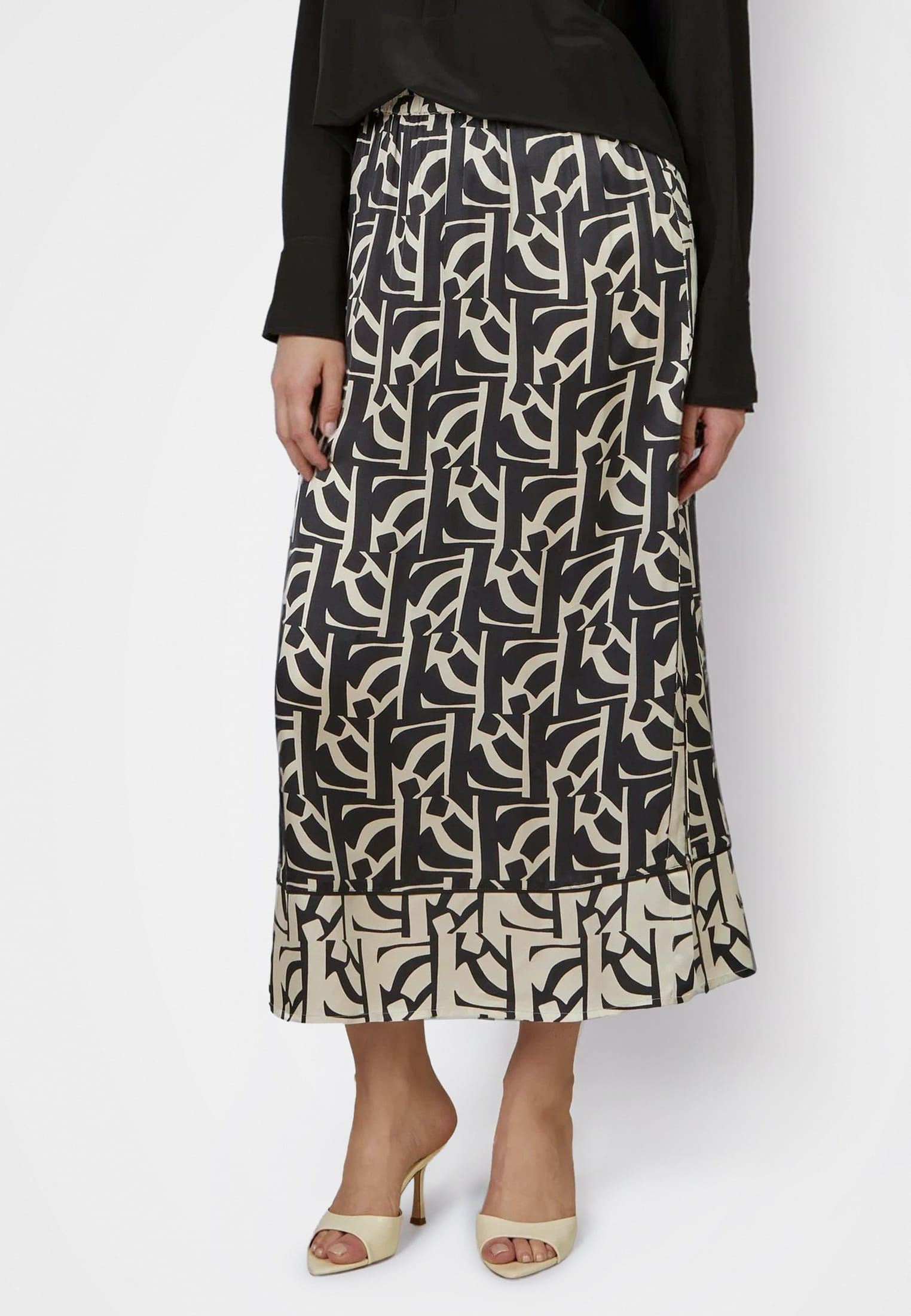 Rock mit grafischem Print