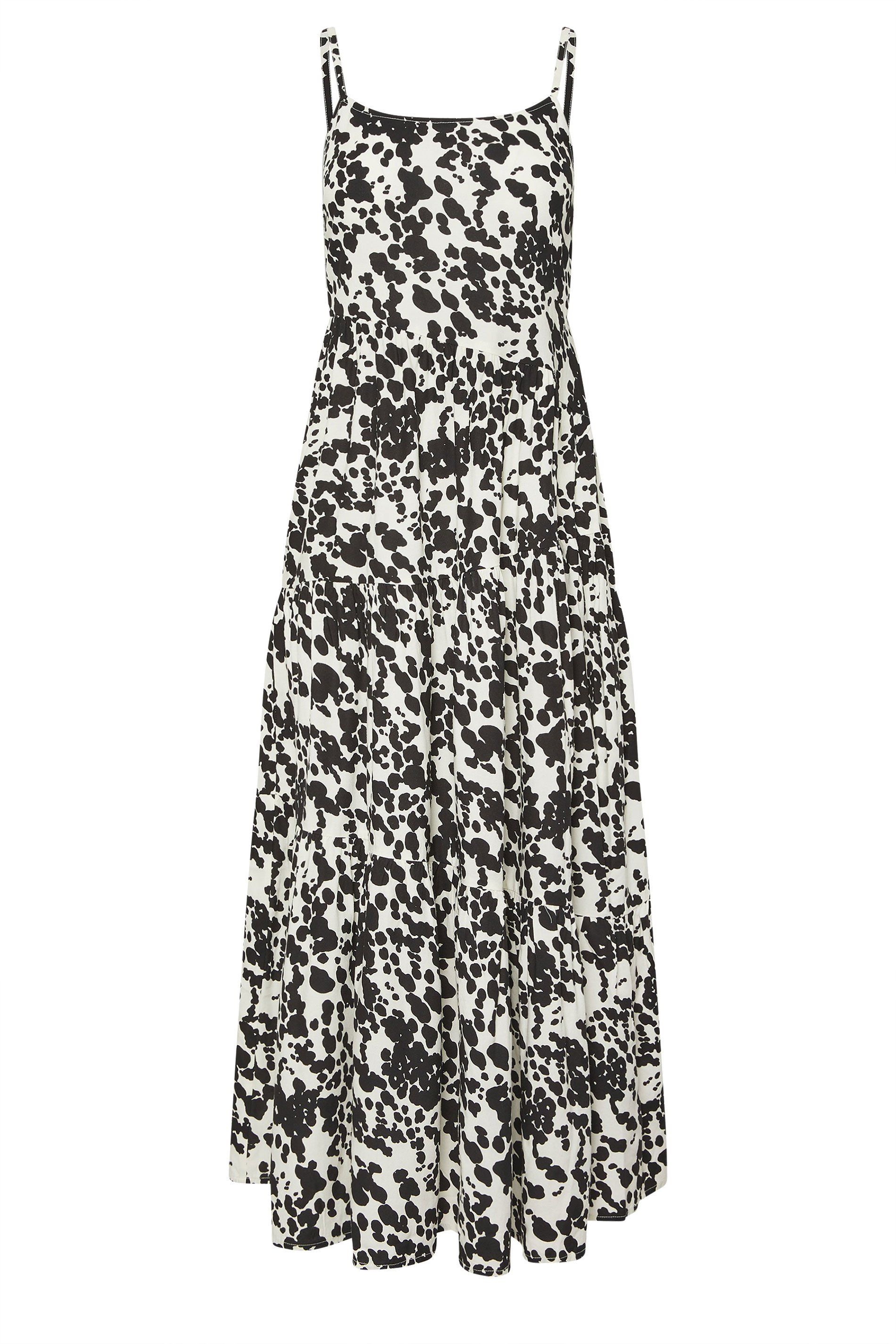 PixieGirl Petite Cow Print Asymmetric Dress