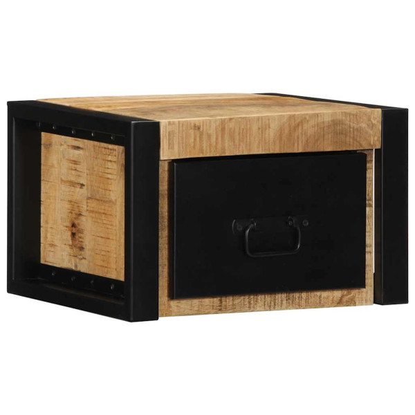 Szafka Nocna Drewniana Komoda Stolik Nocny Do Sypialni 40x35x25 cm