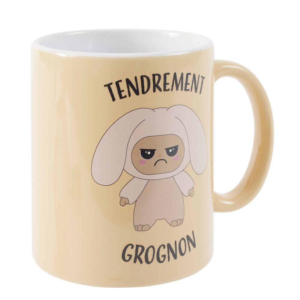 Mug céramique 30cl motif Gromimis Tendrement Grognon Ø8xH9cm