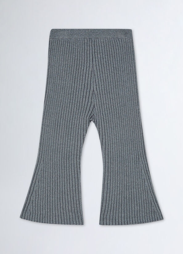 Pantaloni in misto lana lurex&reg;