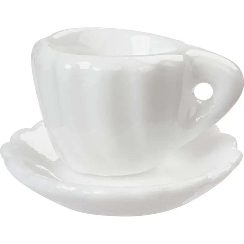 Kaffeetasse mit Untertasse Mini-Utensilien