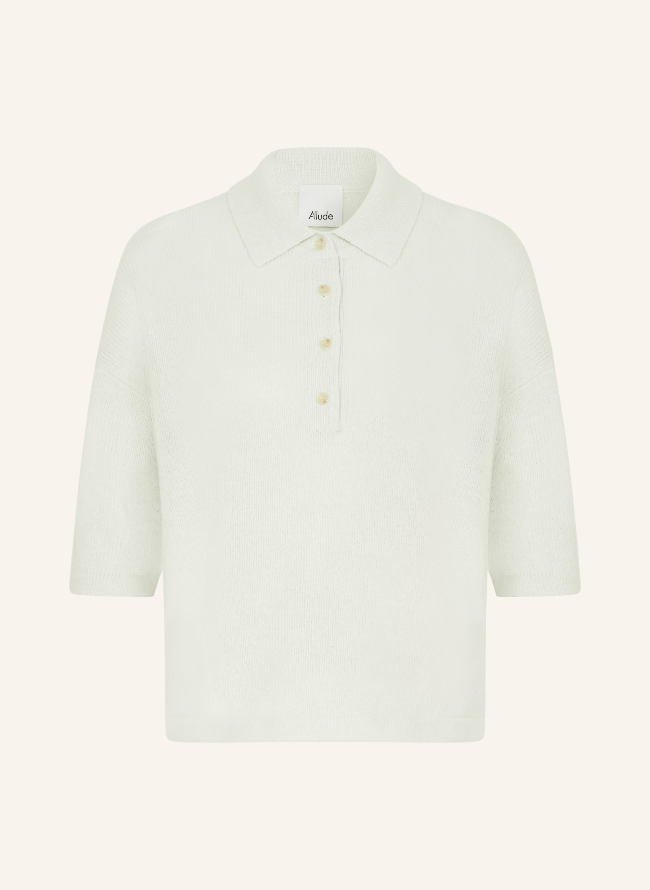 ALLUDE Strick-Poloshirt aus Cashmere