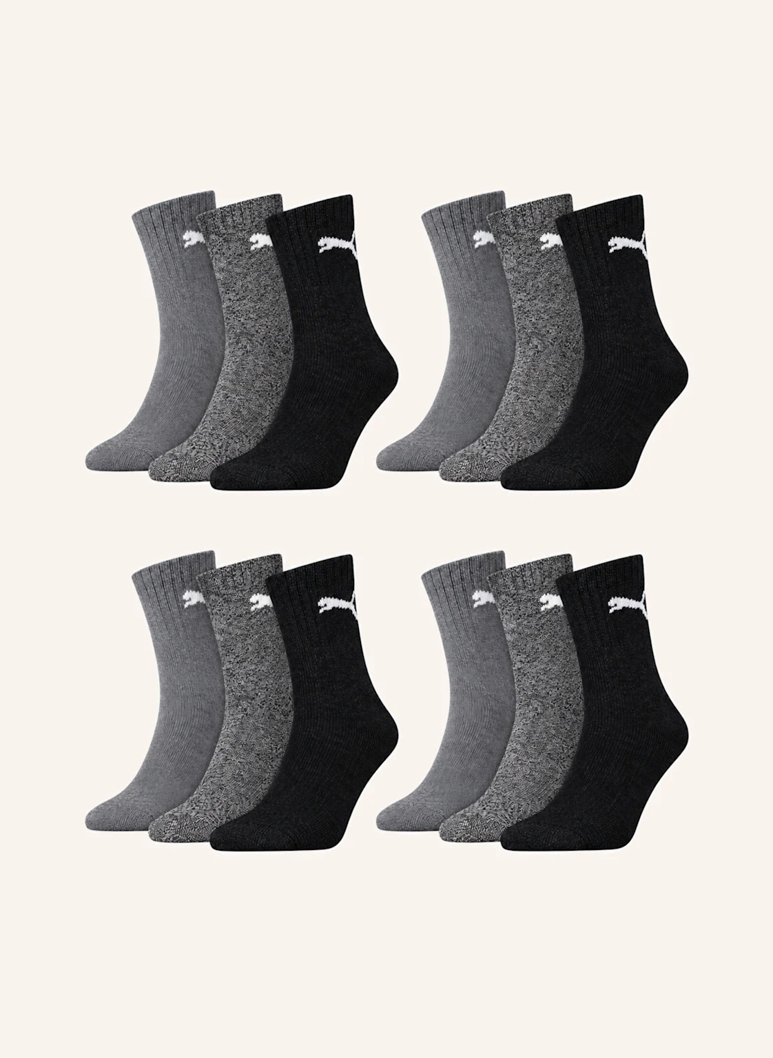 PUMA Sportsocken SHORT CREW 12-PACK