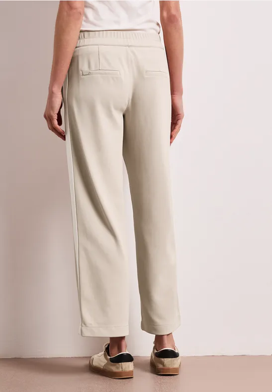 Wide Leg Hose mit Gallonstreifen