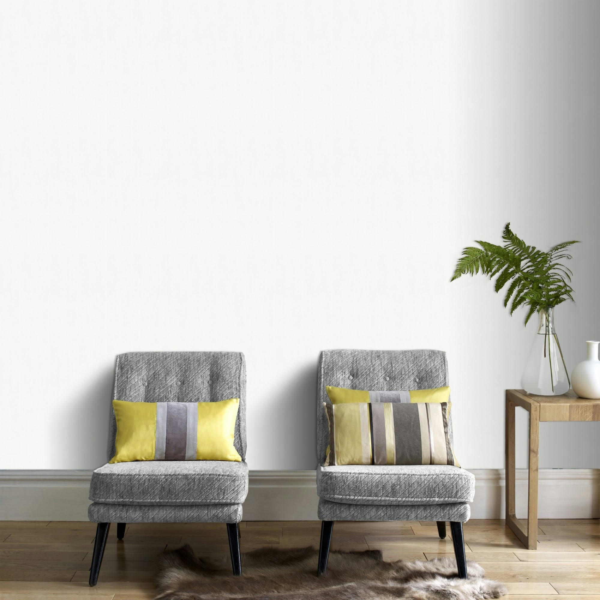 - Papier peint intissé douceur lin blanc 1005x52cm