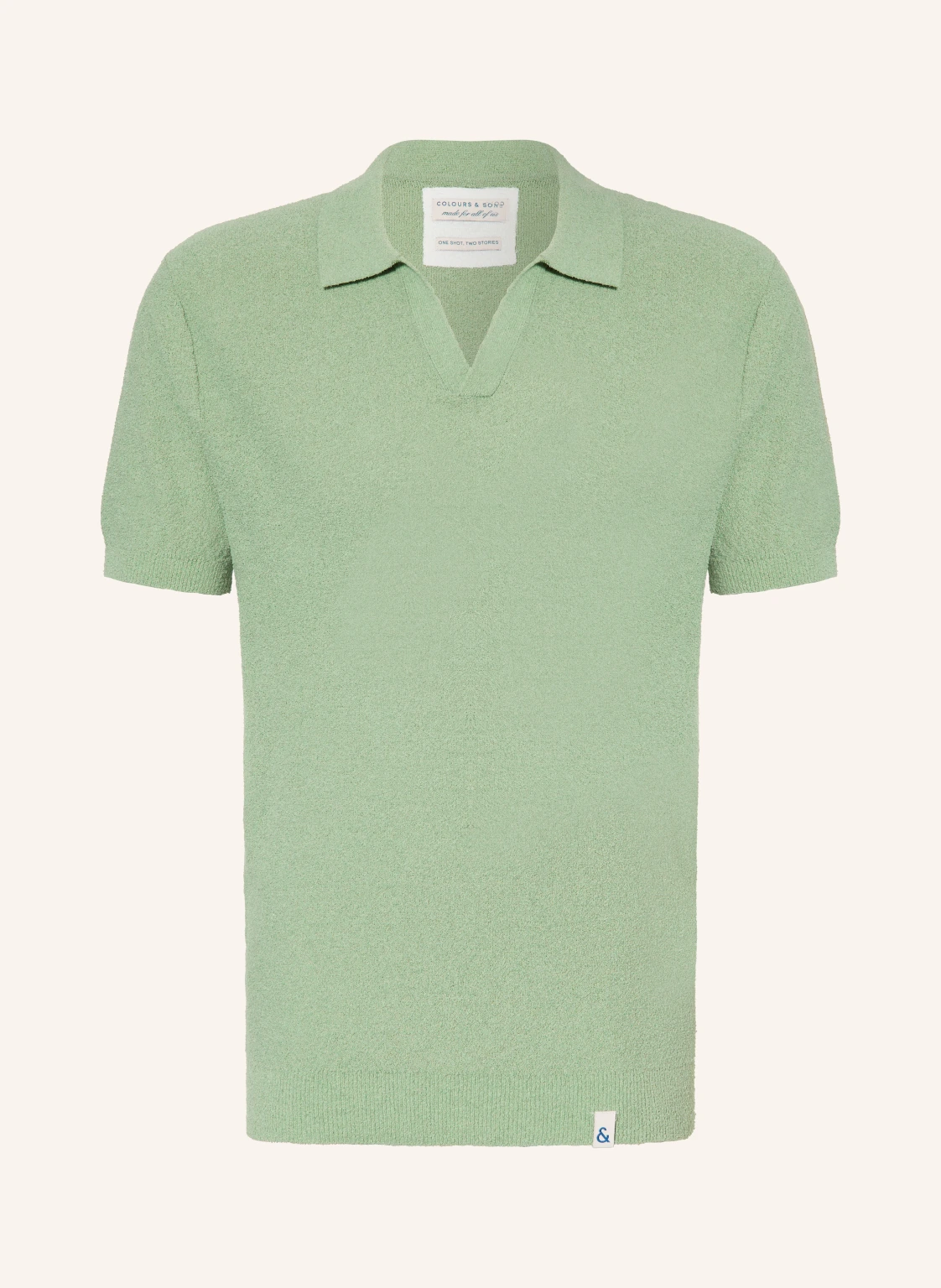 COLOURS & SONS Strick-Poloshirt
