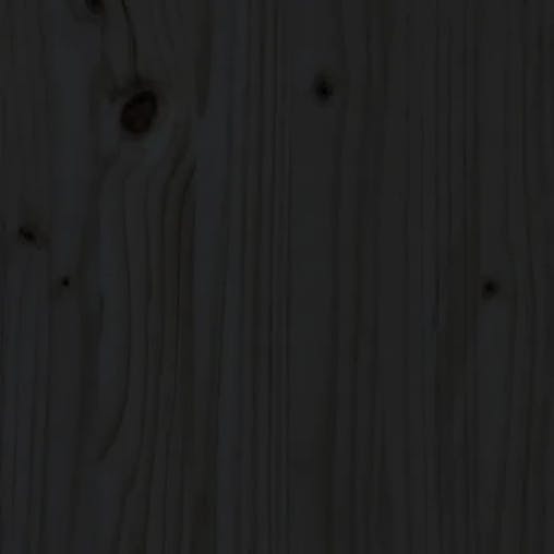 NNEVL Headboard Black 141x4x100 cm Solid Wood Pine