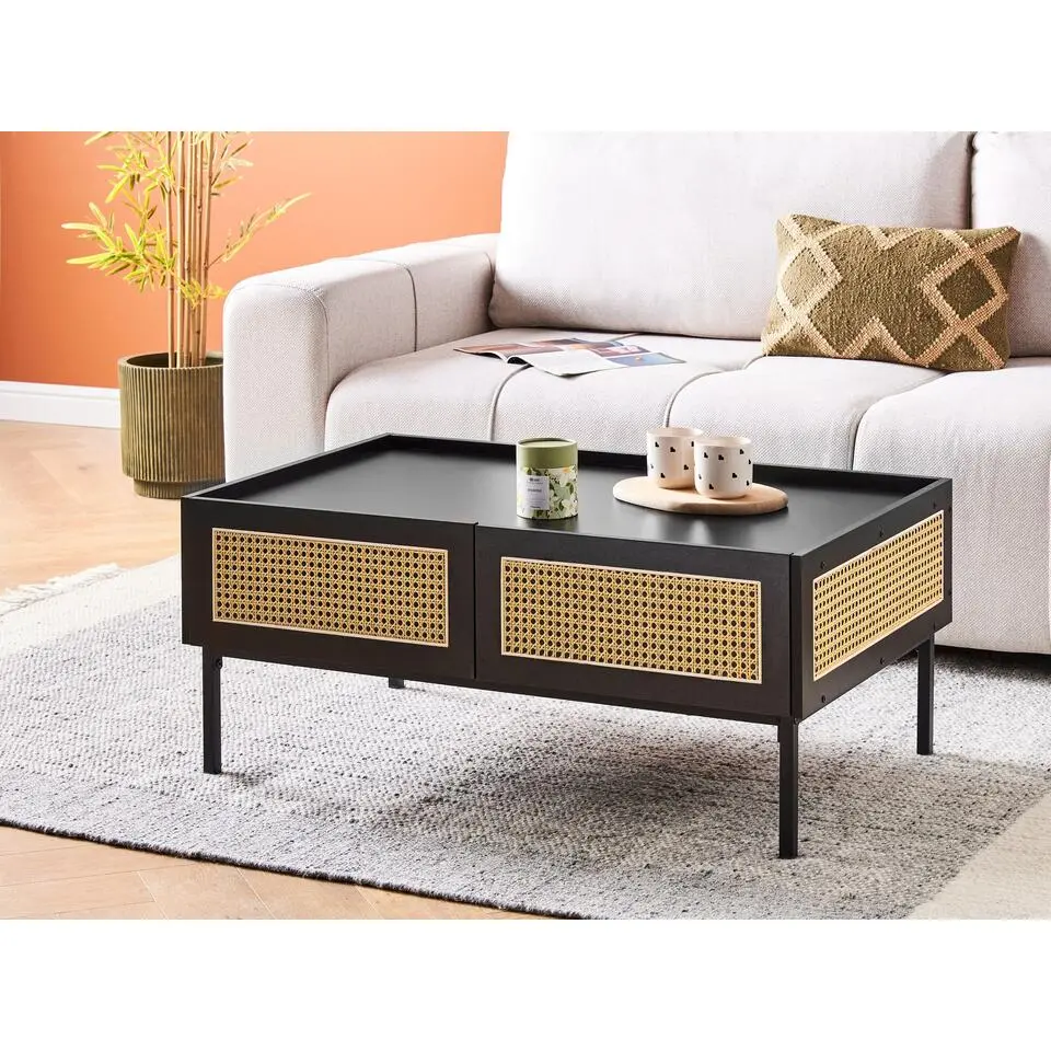 CULLEN - Salontafel - Zwart - MDF