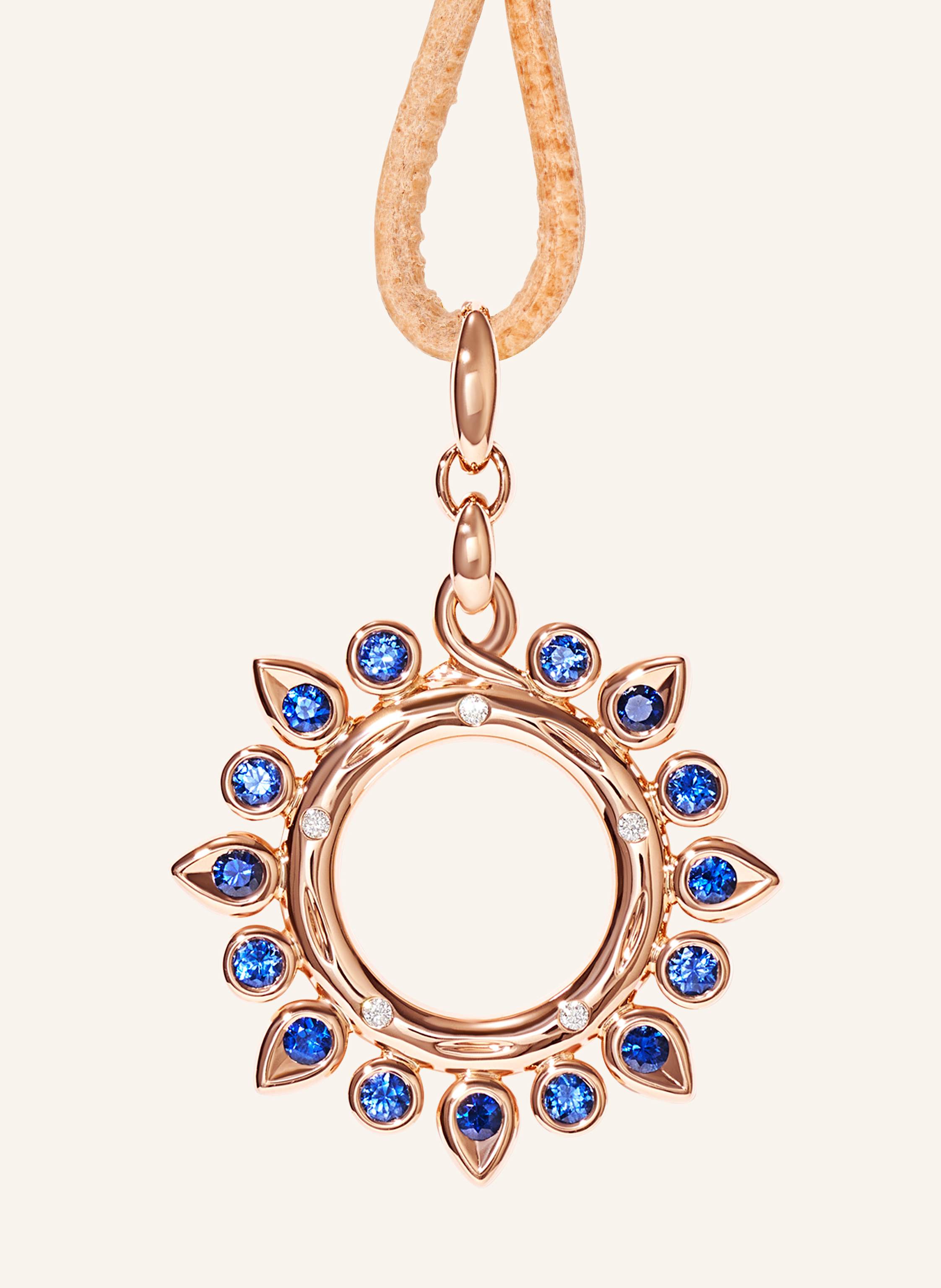 TAMARA COMOLLI Anhänger PENDANT GYPSY 'OCEAN' SUN SMALL 18K Roségold