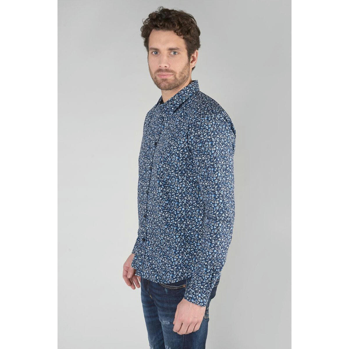 Chemise Nobel à motif fleuri