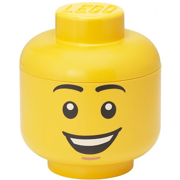Grande Tête Lego pour rangement taille L - Joyeux
