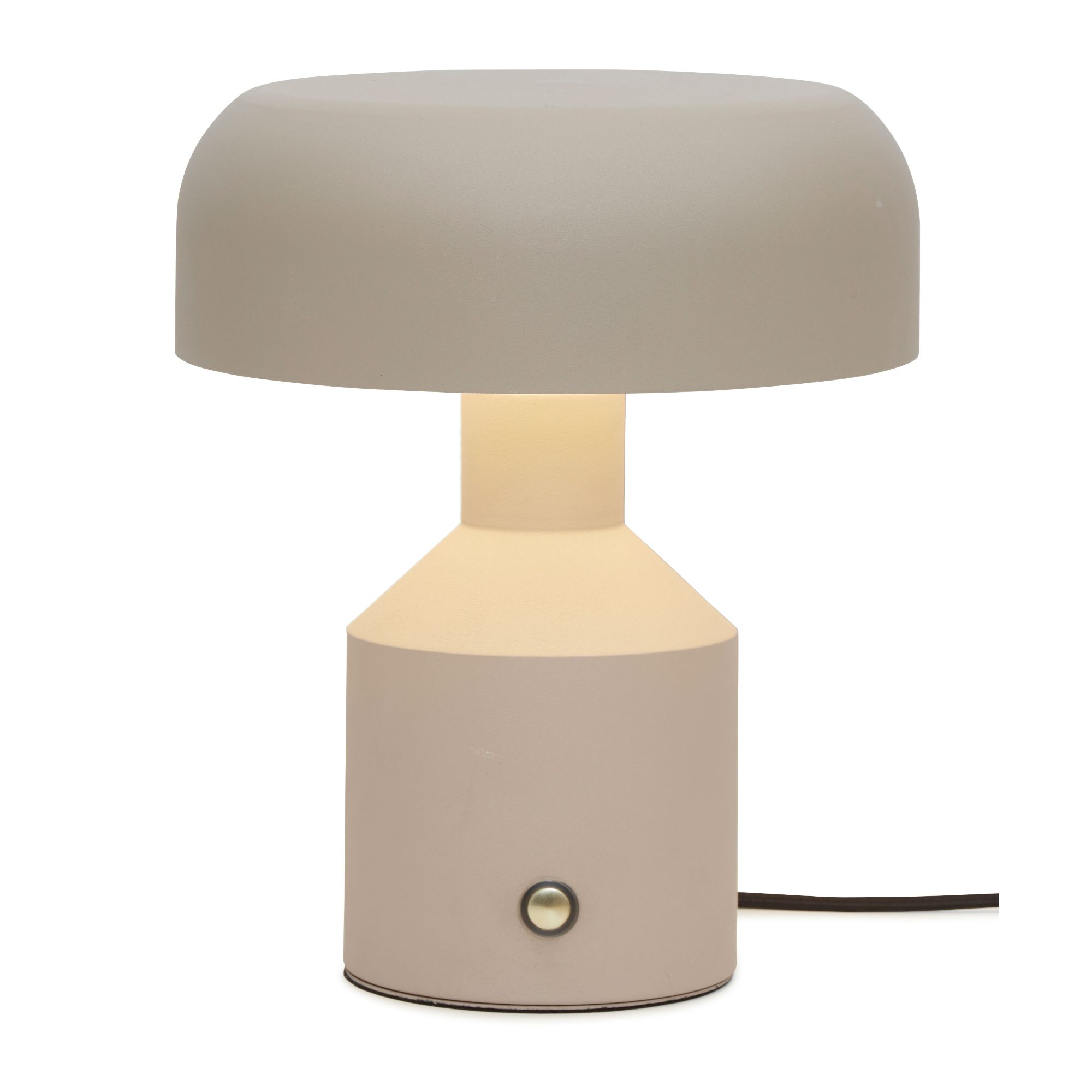 it's about RoMi tafellamp Porto - bruin - Ø25cm
