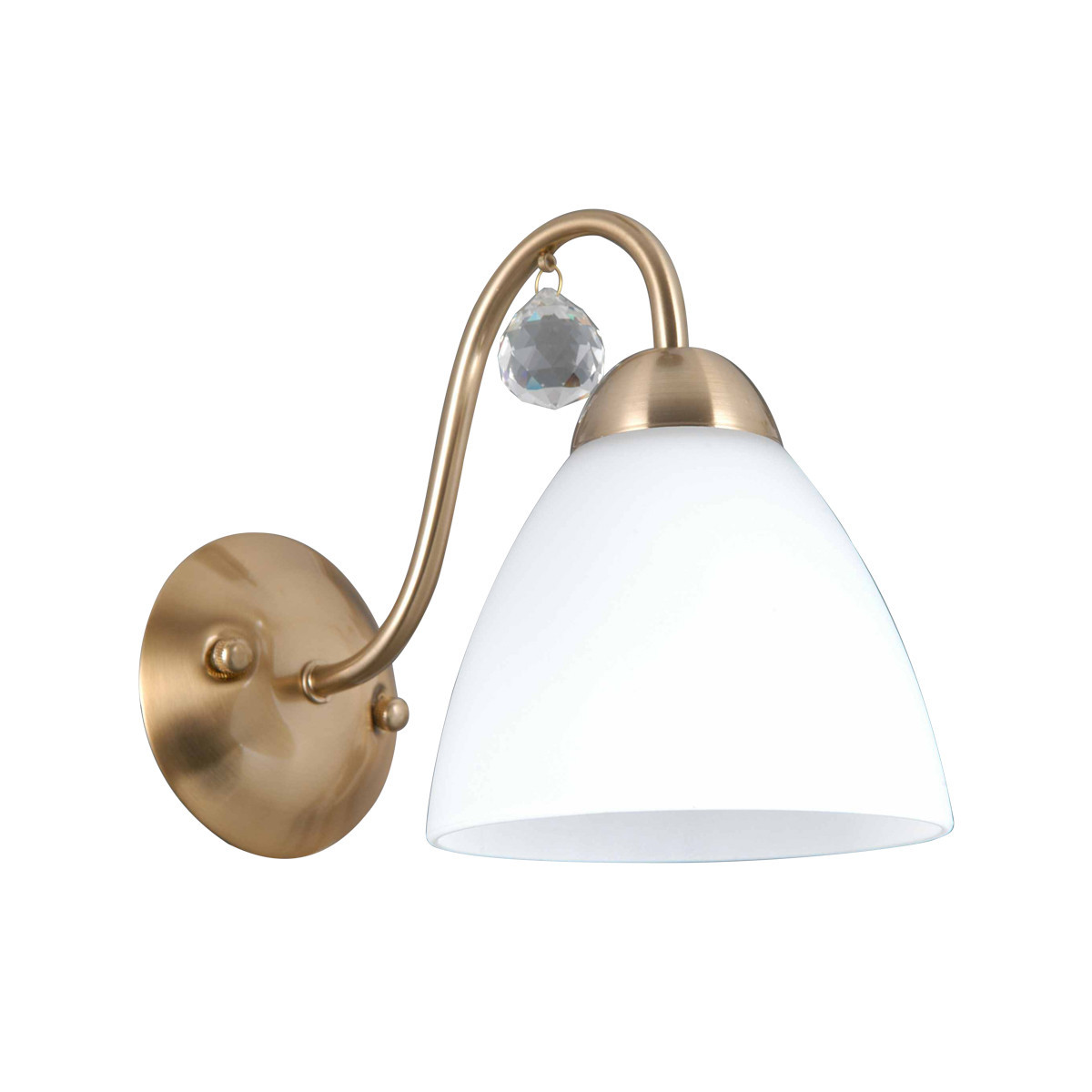 Kinkiet złoty LUGANO 1xE27x40W wym:19x13,5x24cm IP20 Italux