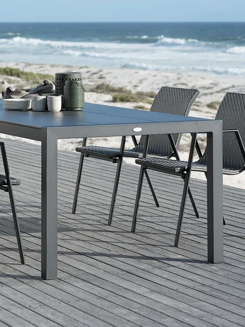 Havebord HAGEN B100xL214 grå