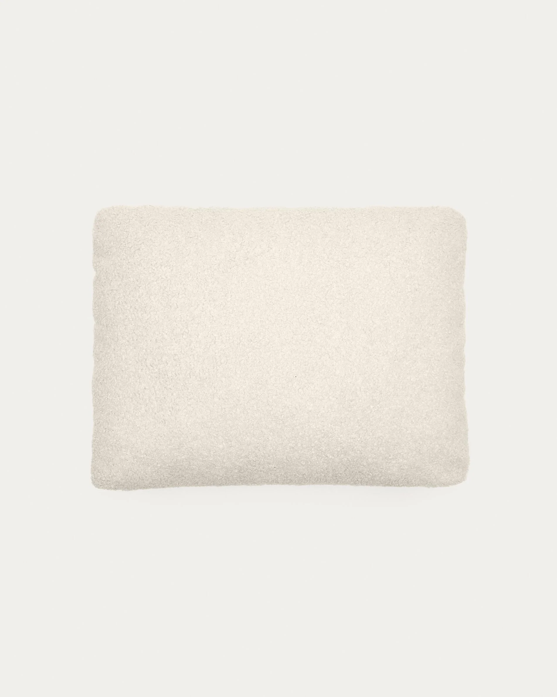 Martina ecru bouclé cushion 47 x 36cm