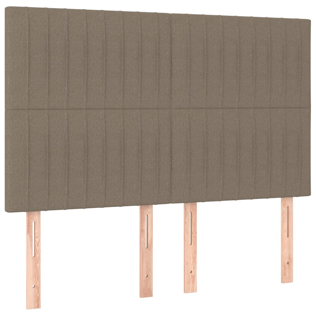 VidaXL Zagłówek do łóżka z LED taupe