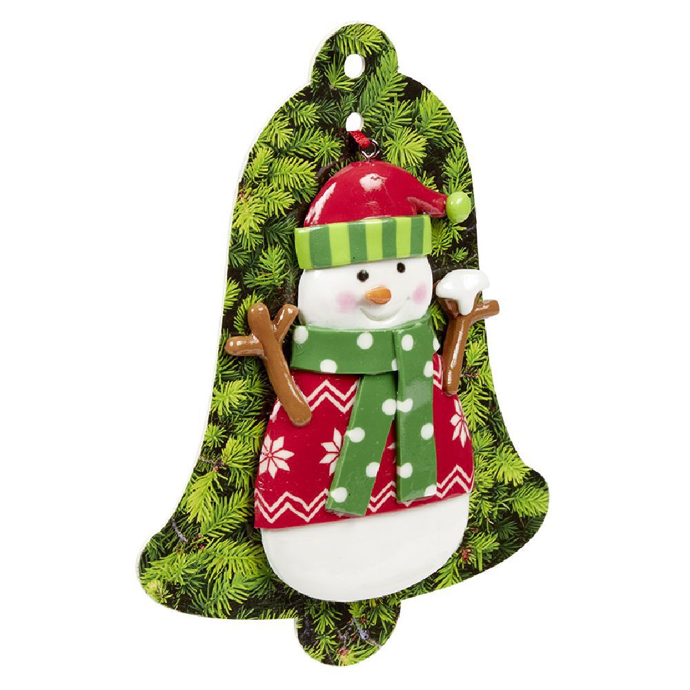 Figurine de No&euml;l à suspendre résine personnalisable (plusieurs mdèles)