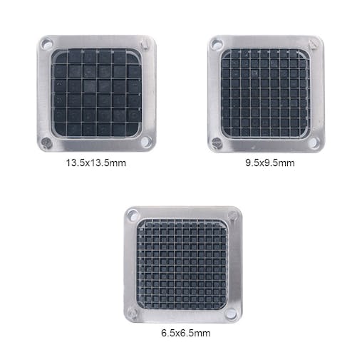 SOGA 2X Commercial Stainless Steel Potato Cutter with 3 Blades