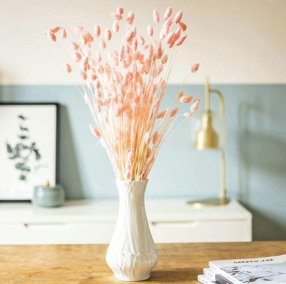 - Botte de fleurs séchées Phalaris rose