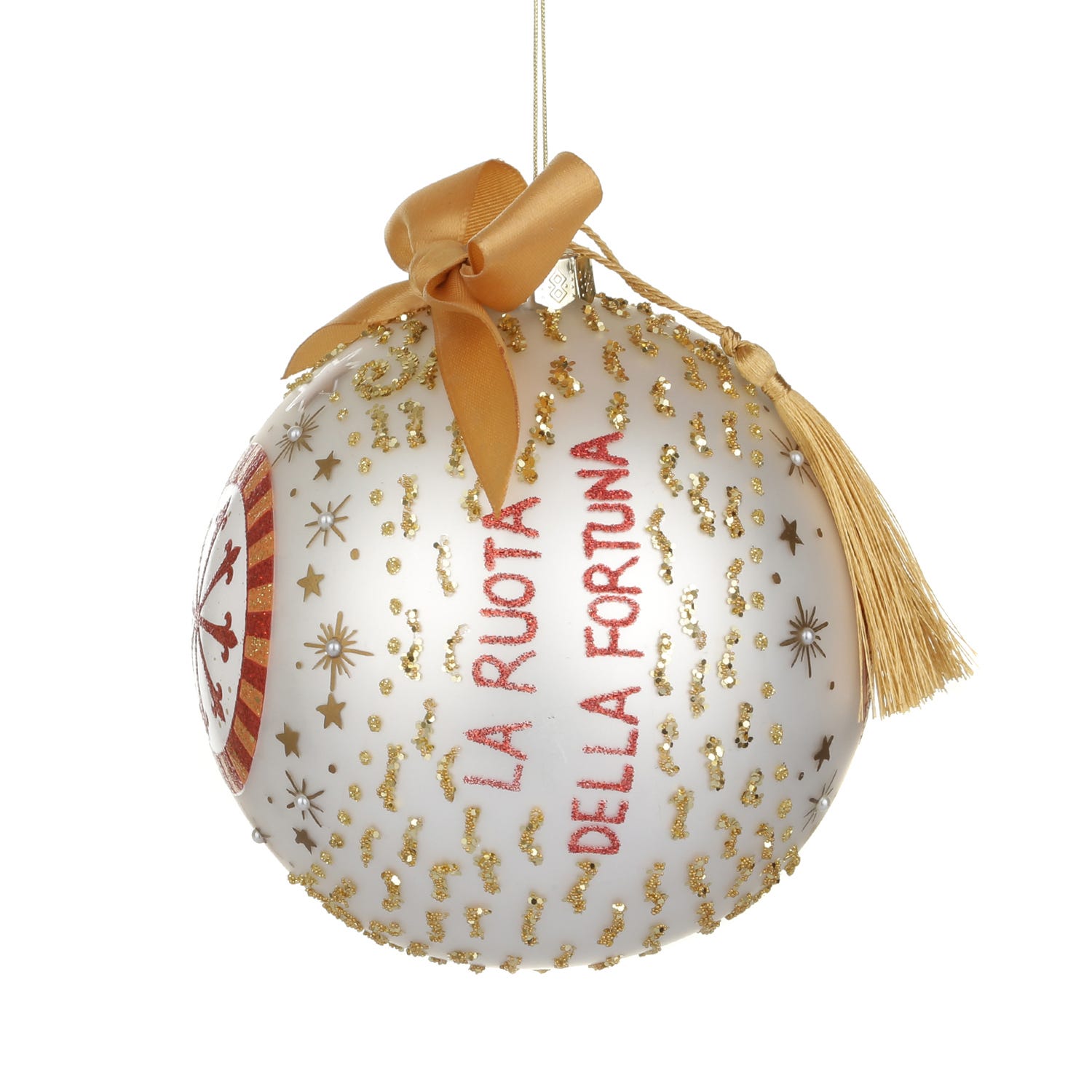 Pallina Ruota della fortuna 12 cm Tarocchi