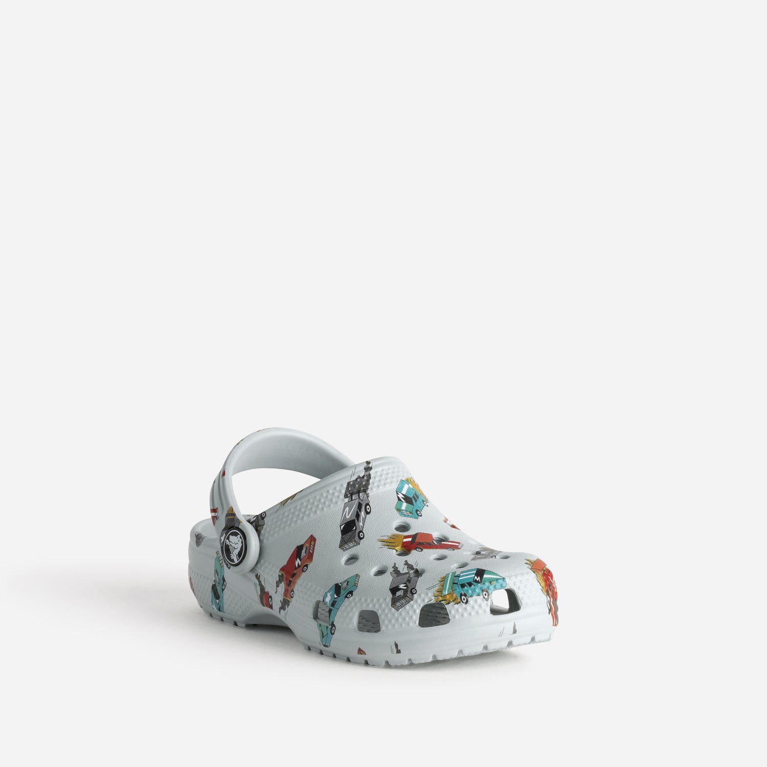 Sabot CROCS gris motif voitures