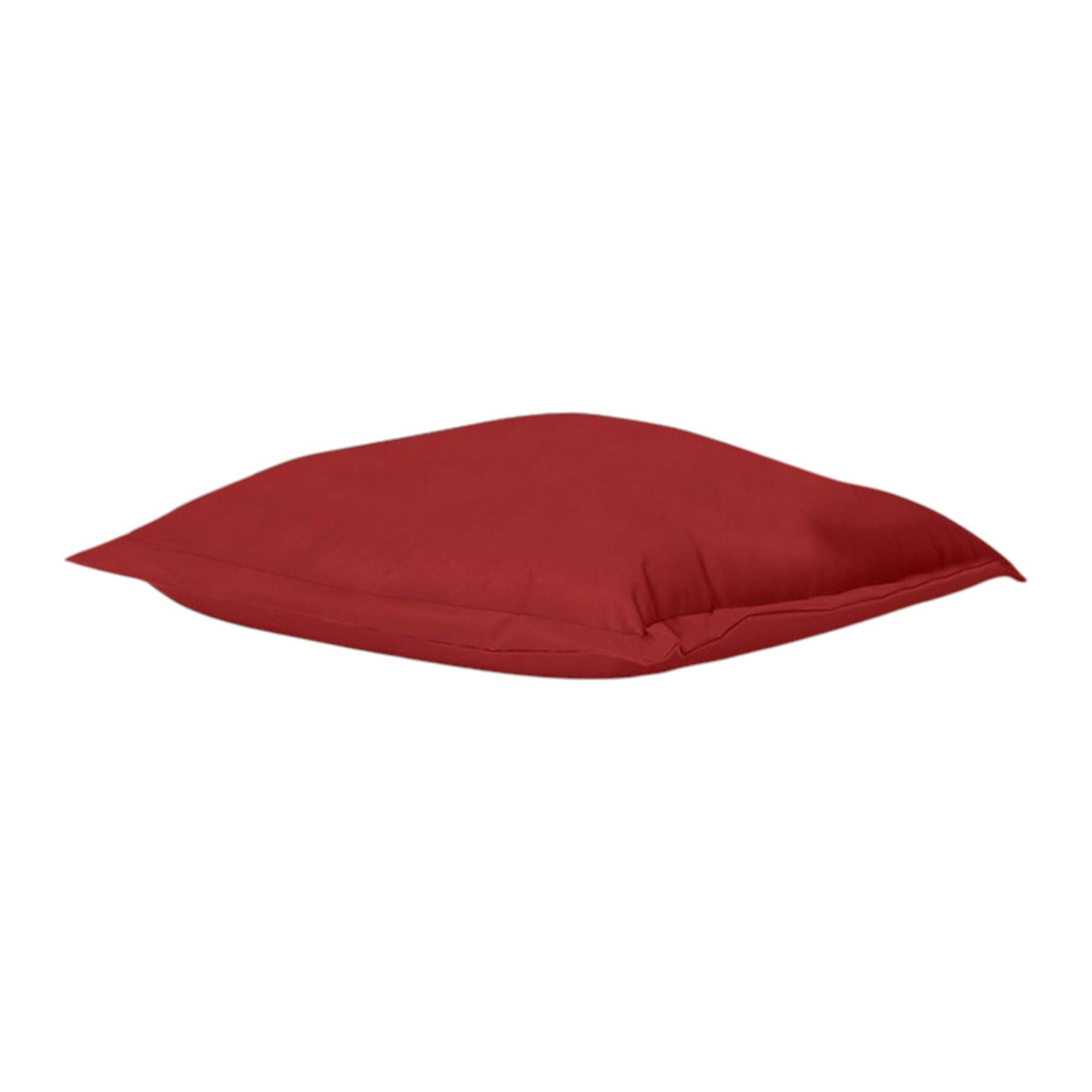 Pouf coussin de sol extérieur imperméable - rouge ARTA