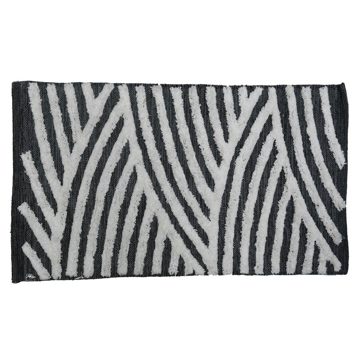 BERGAME - Tapis et descente de lit antidérapant  carbone 140x200 cm