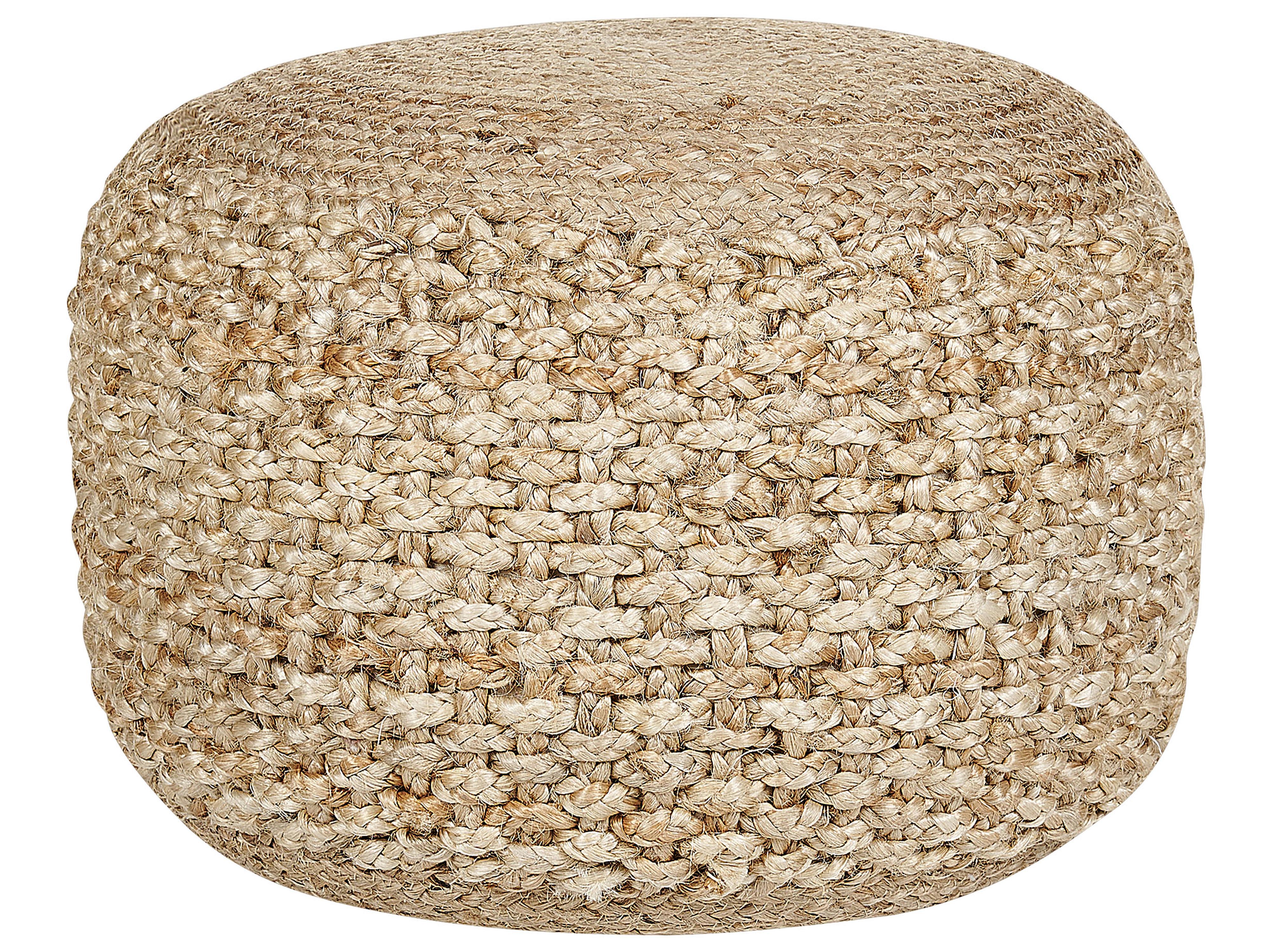 Pouffe DINNI Jute Beige