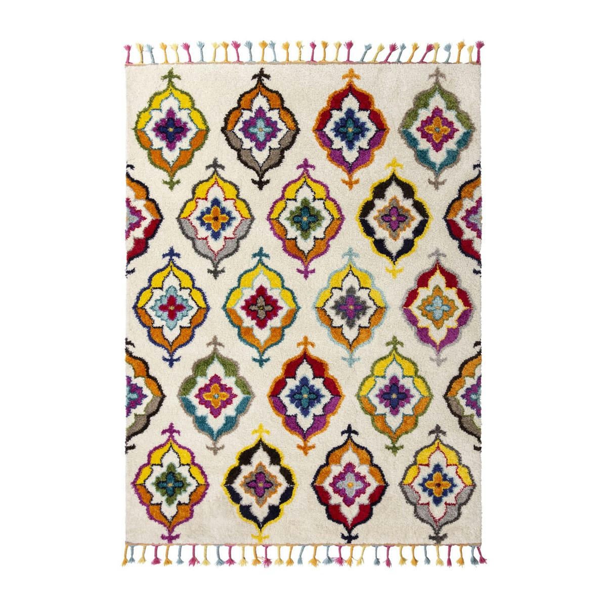 MULTICOLORE - LEONIS - Tapis  design en polypropylène multicolore 80x150