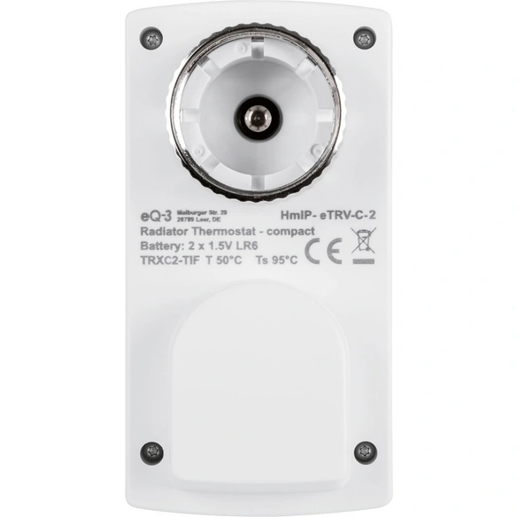 Heizkörperthermostat, weiß, inkl. Batterien
