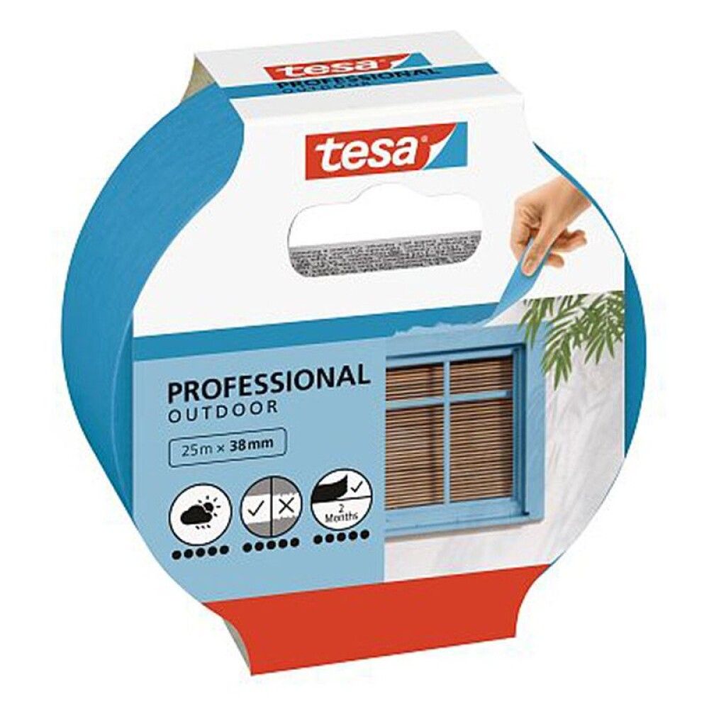 MASKERINGSTAPE TESA PROFESSIONAL PAINT OUTDOOR 25MX38MM