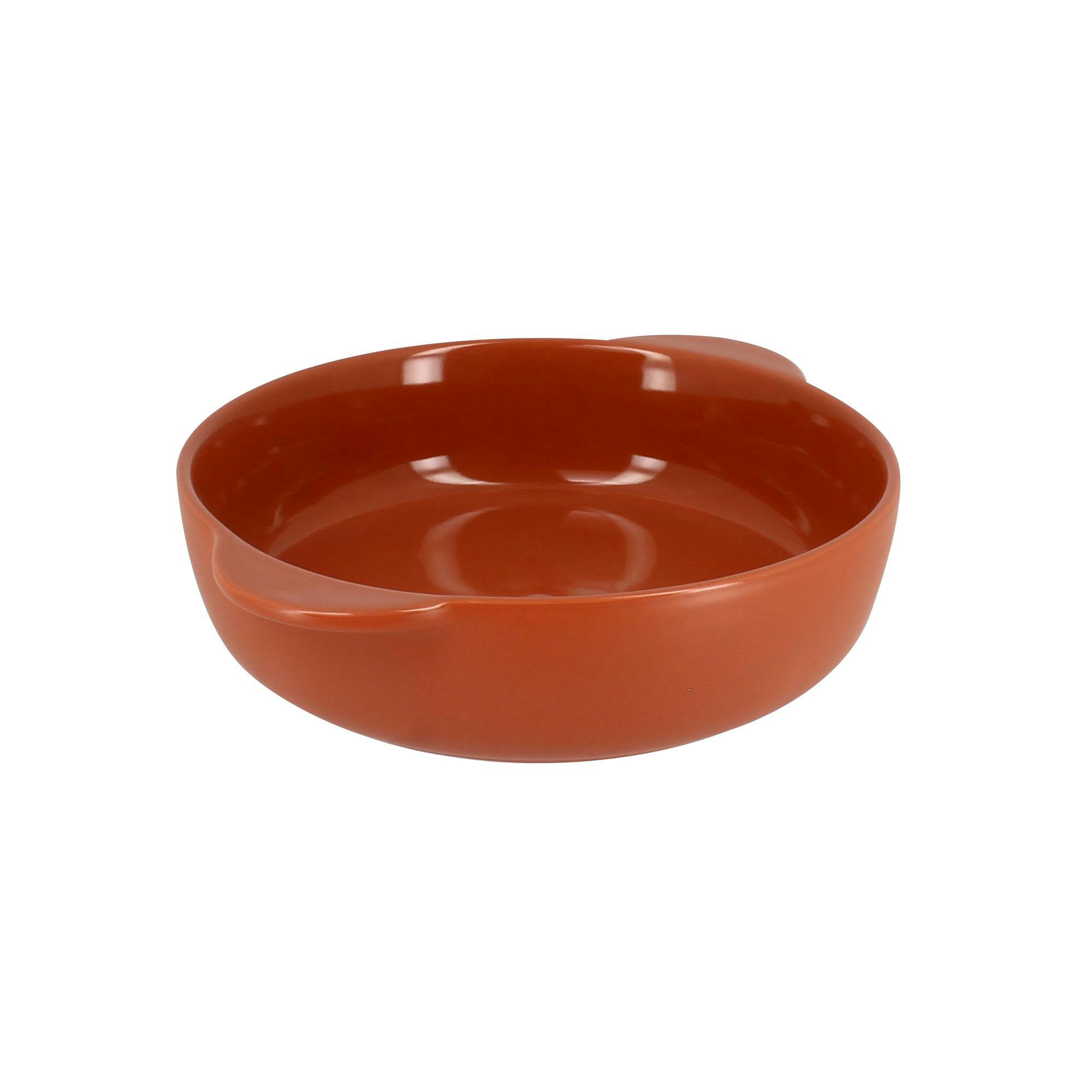 OCTAVE - Plat à four rond en grès terracotta