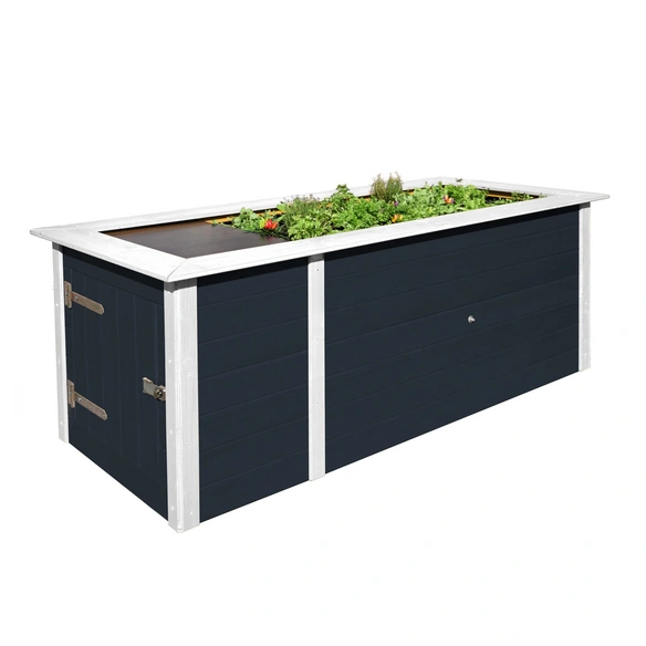 Hochbeet, BxH: 217,6 x 81 cm, Holz
