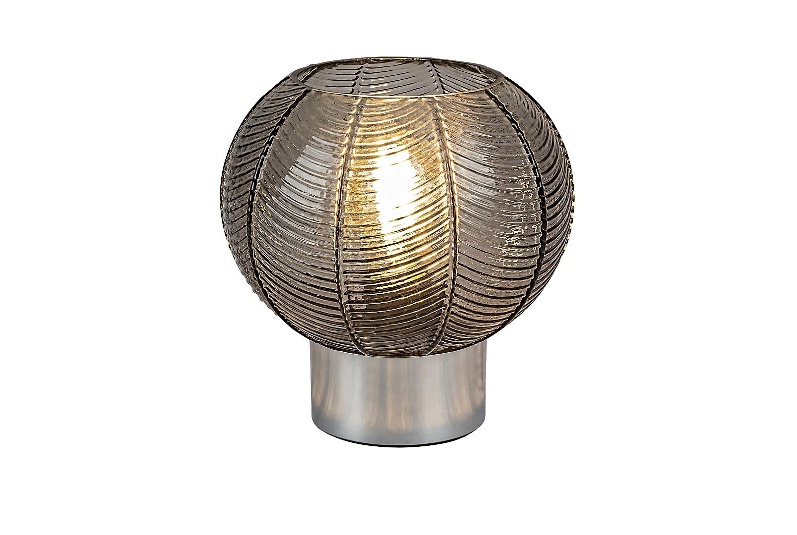 Lampa stołowa nowoczesna chromowana Monet 1xE27x40W wys:20cm Rabalux