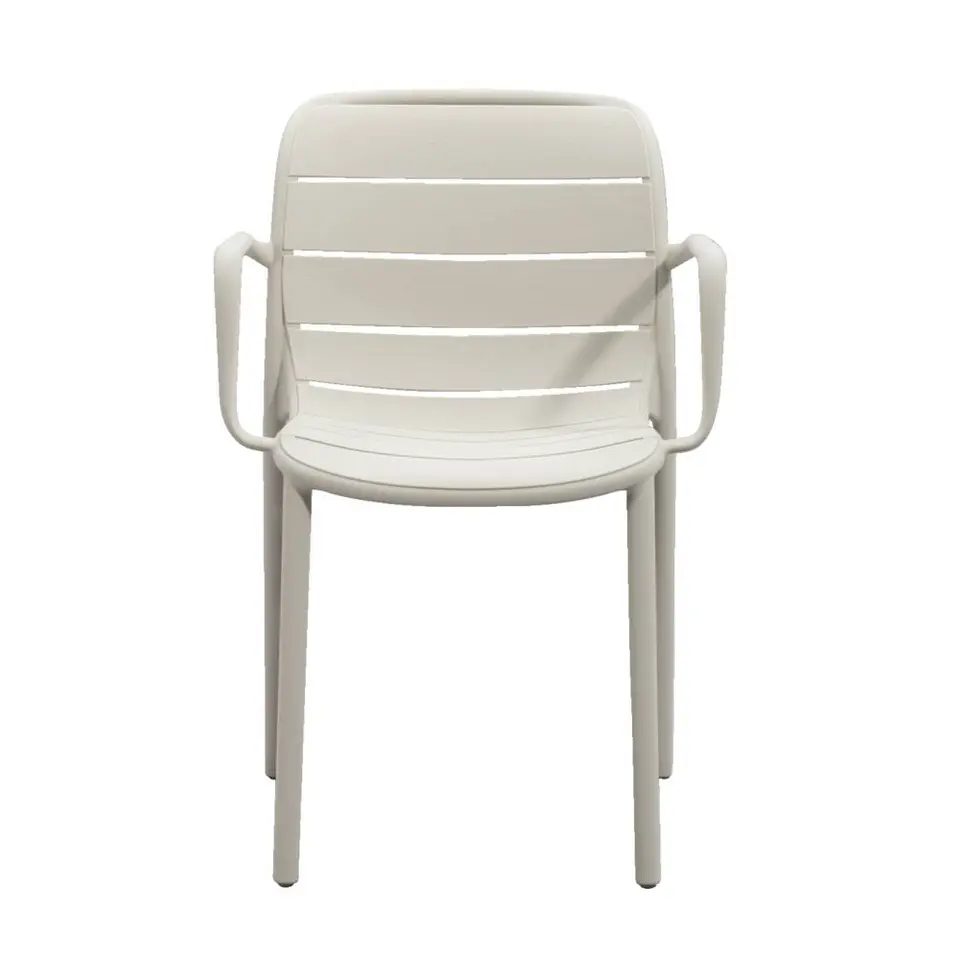 Stapelstoel Nice - kunststof/zand