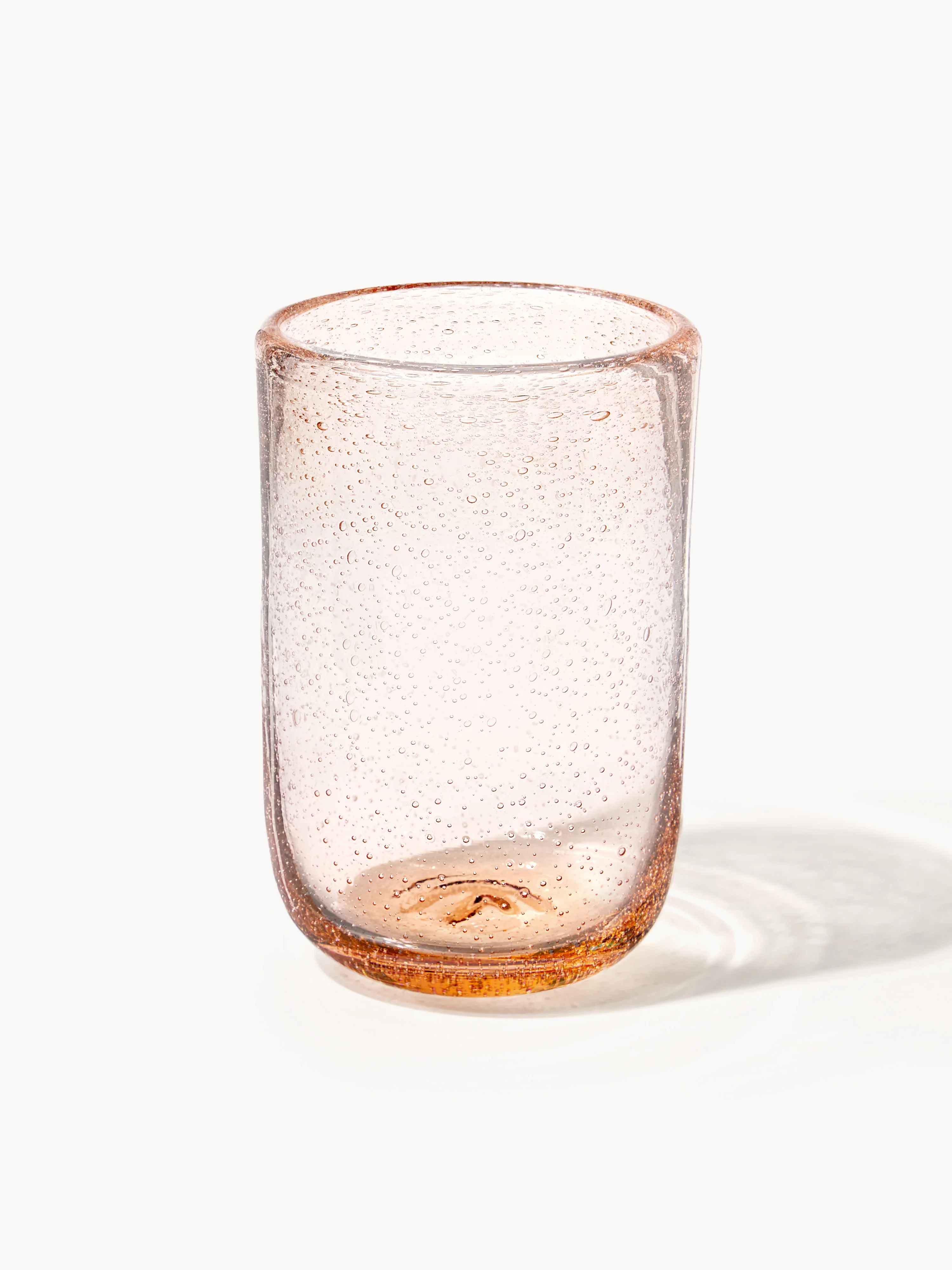 Mundgeblasene Longdrinkgläser Hippolyte mit Luftbläschen, 4er-Set