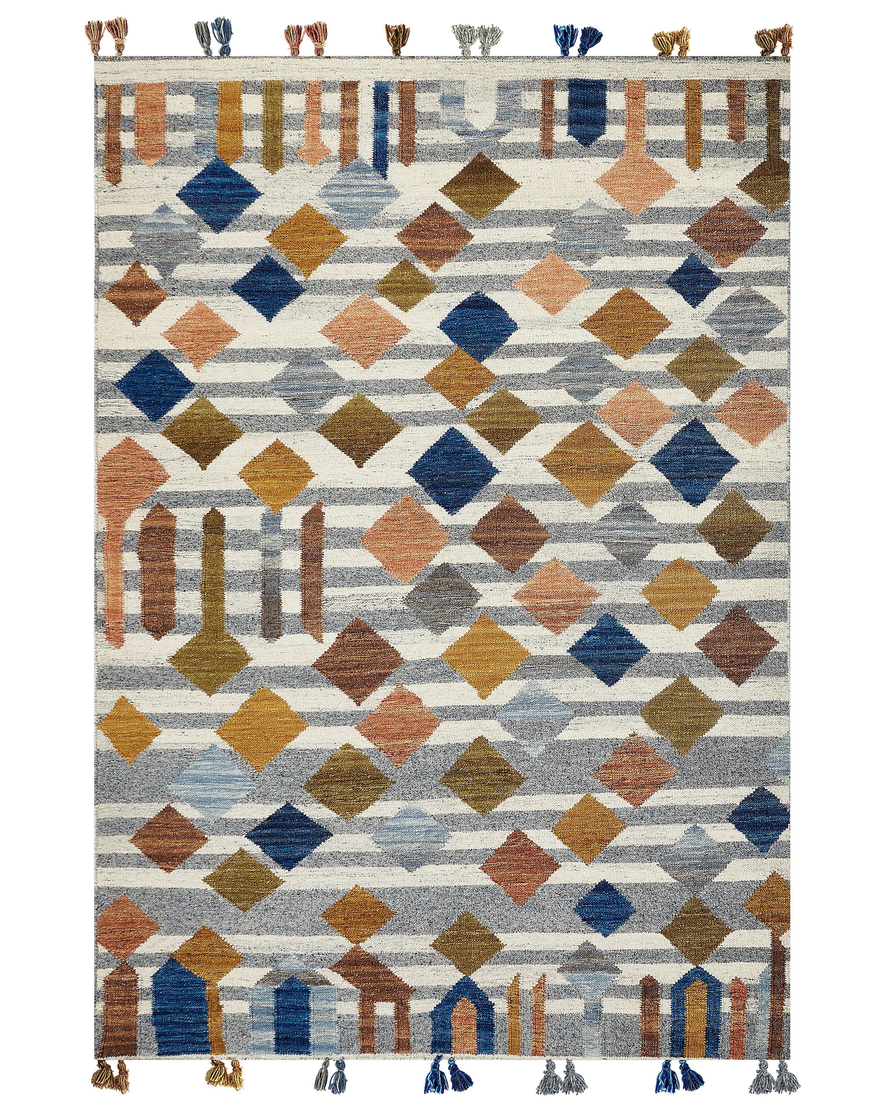 Rug KASAKH Multicolour 200 x 300 cm Wool Kilim