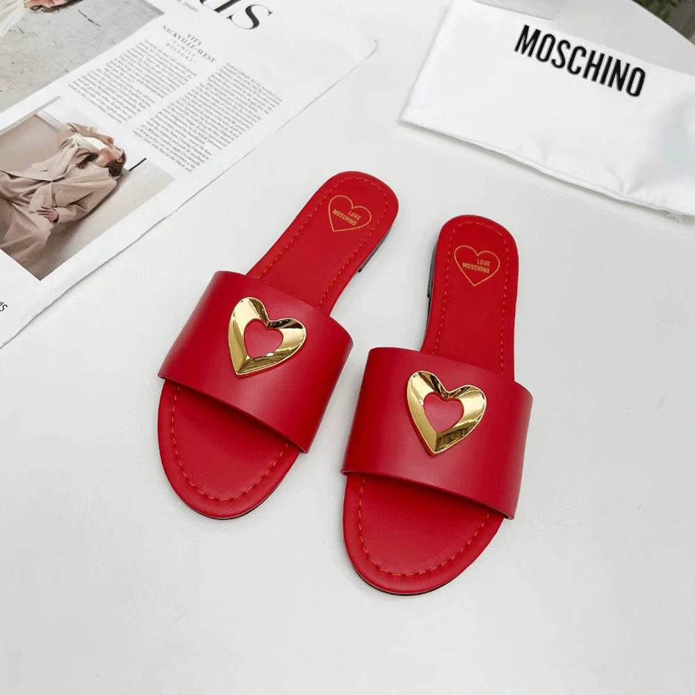 Moschino Love slippers