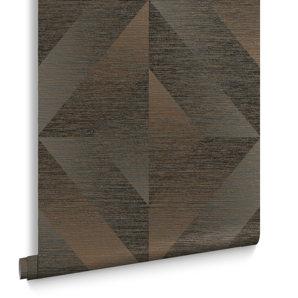 Graham & Brown Vliesbehang - Atelier Geo Bronze - 10mx52cm