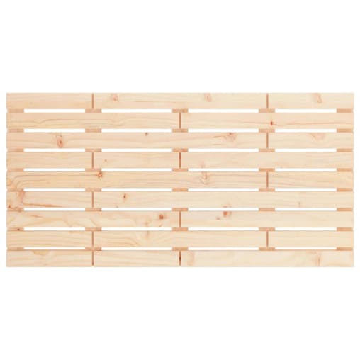 NNEVL Wall Headboard 156x3x63 cm Solid Wood Pine