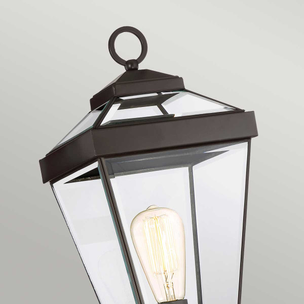 Lampa ogrodowa zachodni brąz Ravine wys:51,9 cm 1xE27x60W IP44 Quoizel