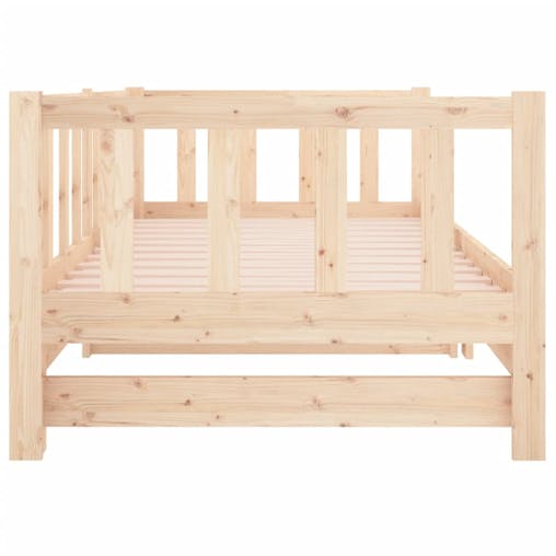 NNEVL Pull-out Day Bed 2x(92x187) cm Solid Wood Pine