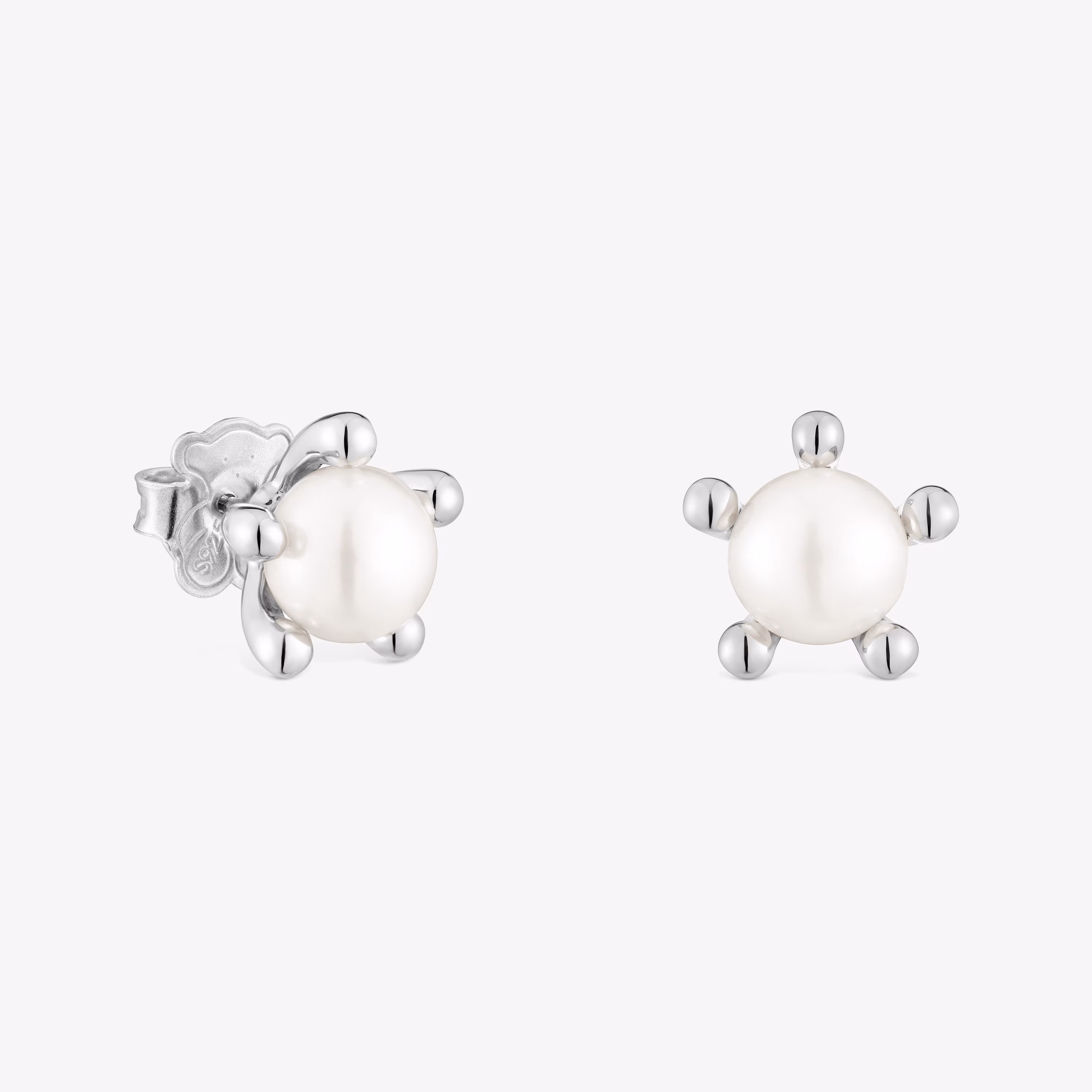 Pendientes de plata y perlas cultivadas TOUS Garden