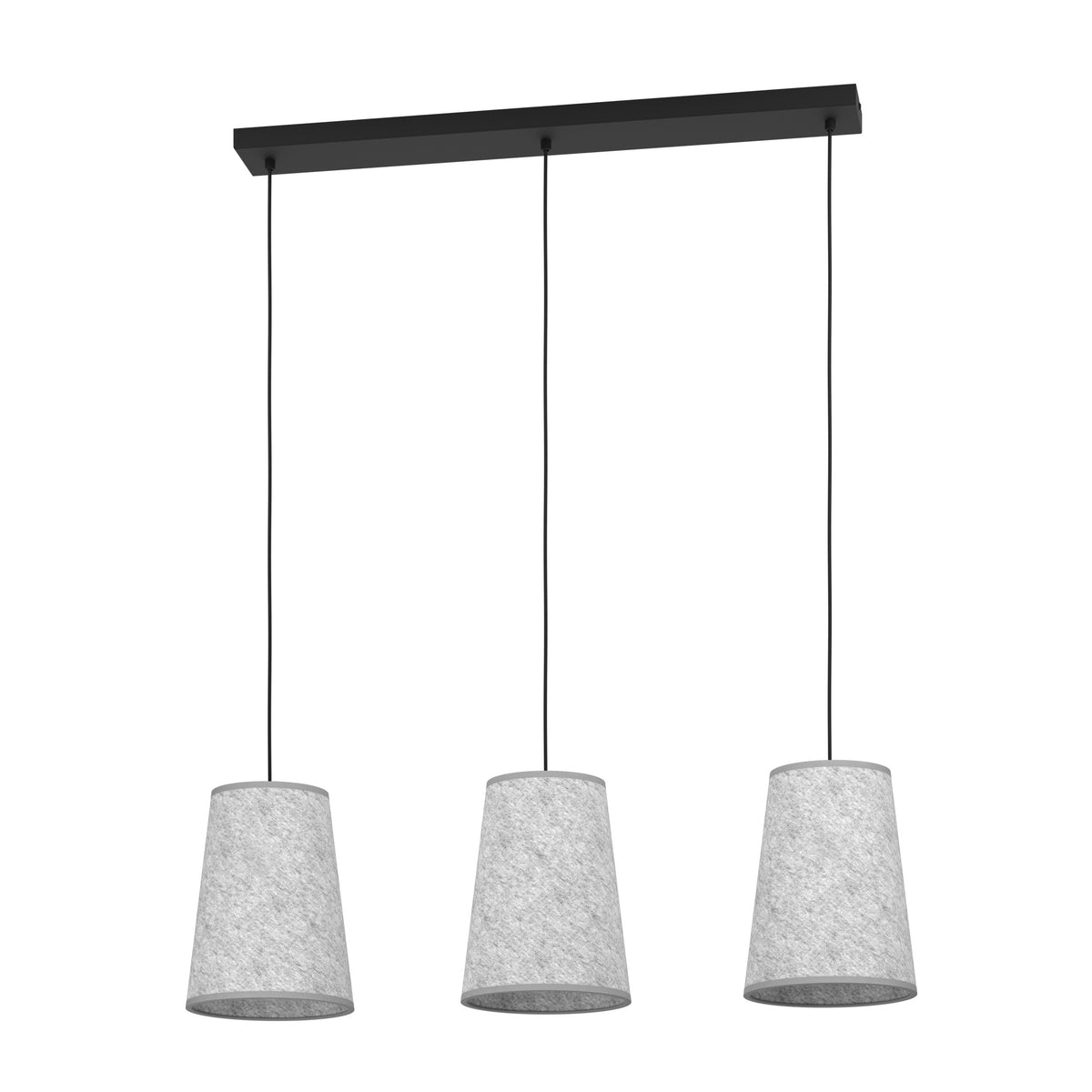 EGLO hanglamp Alsager - e27 - zwart