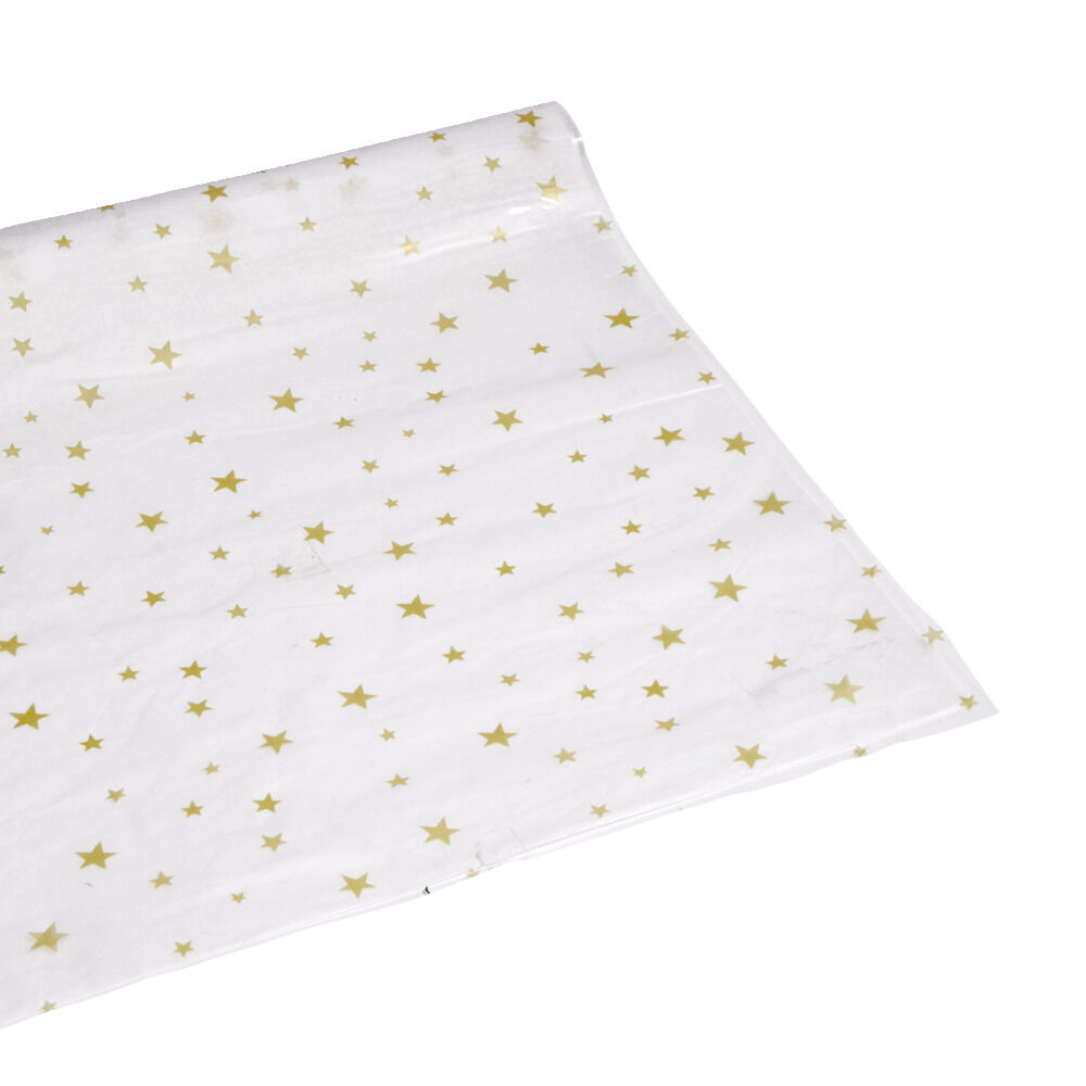 Toile cirée cristal étoile doré moucharabieh jaune 140cm