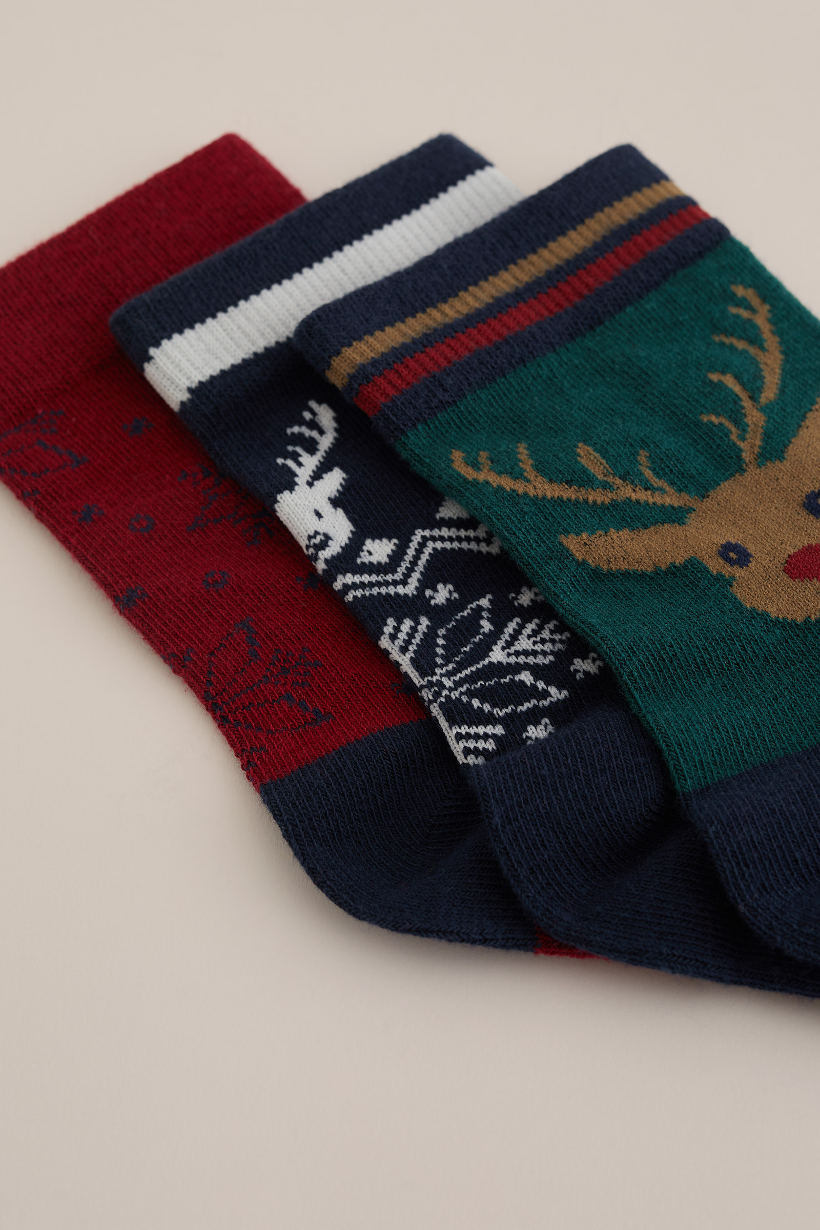 Jongens sokken met print, 3-pack